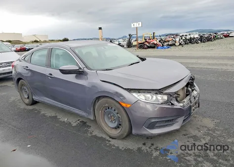 2018 Honda Civic Lx z USA, uszkodzony, nr VIN 2HGFC2F50JH510072